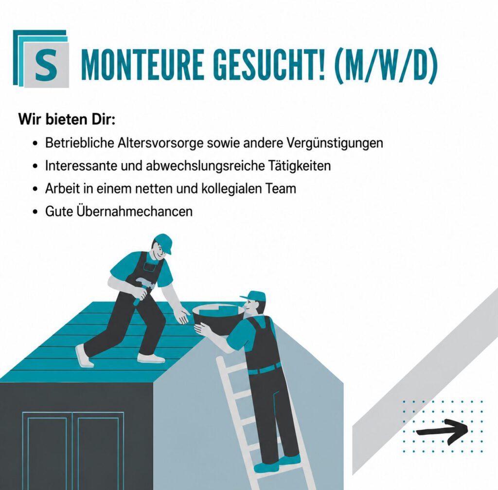Monteure Stellenanzeige